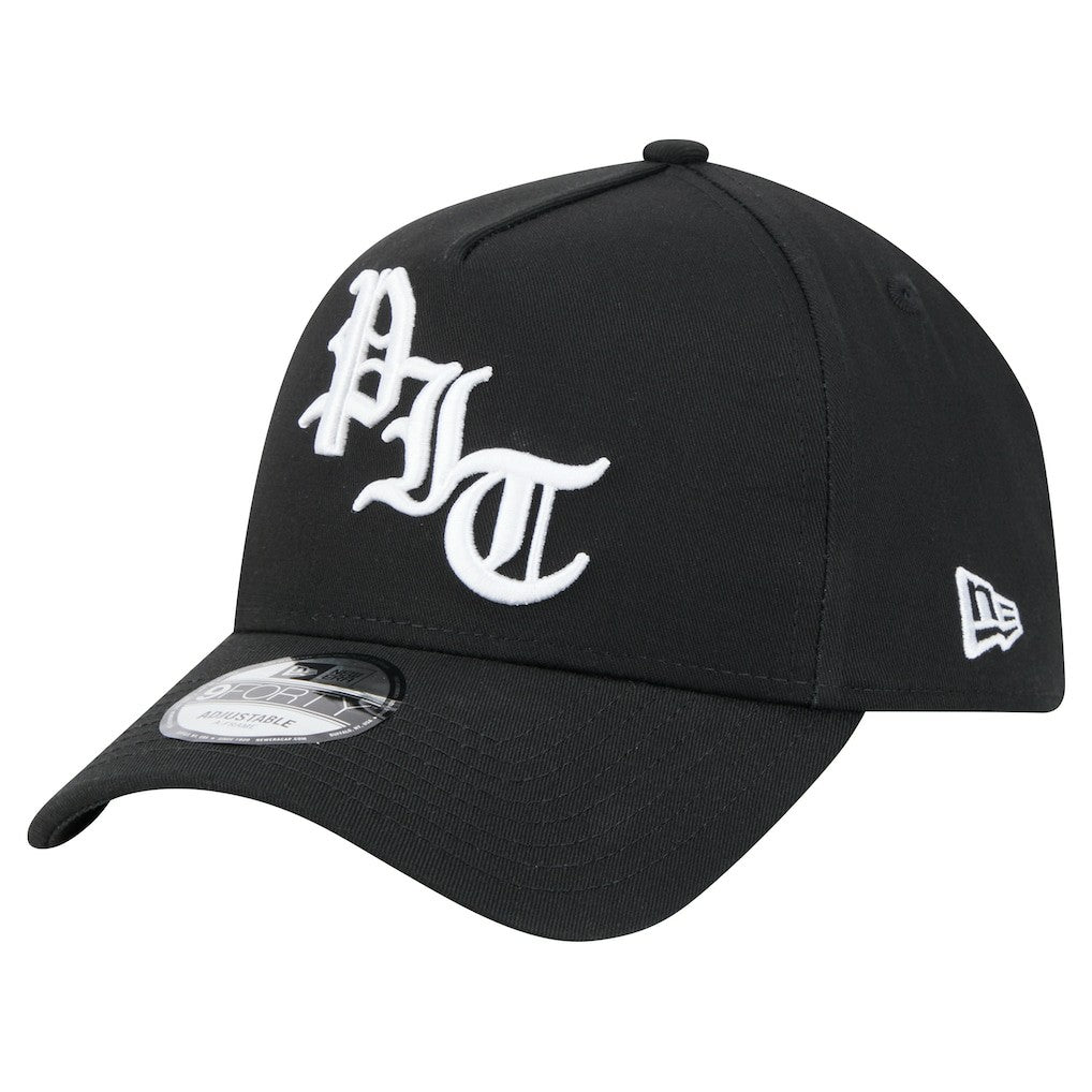 Pittsburgh Steelers New Era Mystic 9FORTY A-Frame Adjustable Hat - Black sale