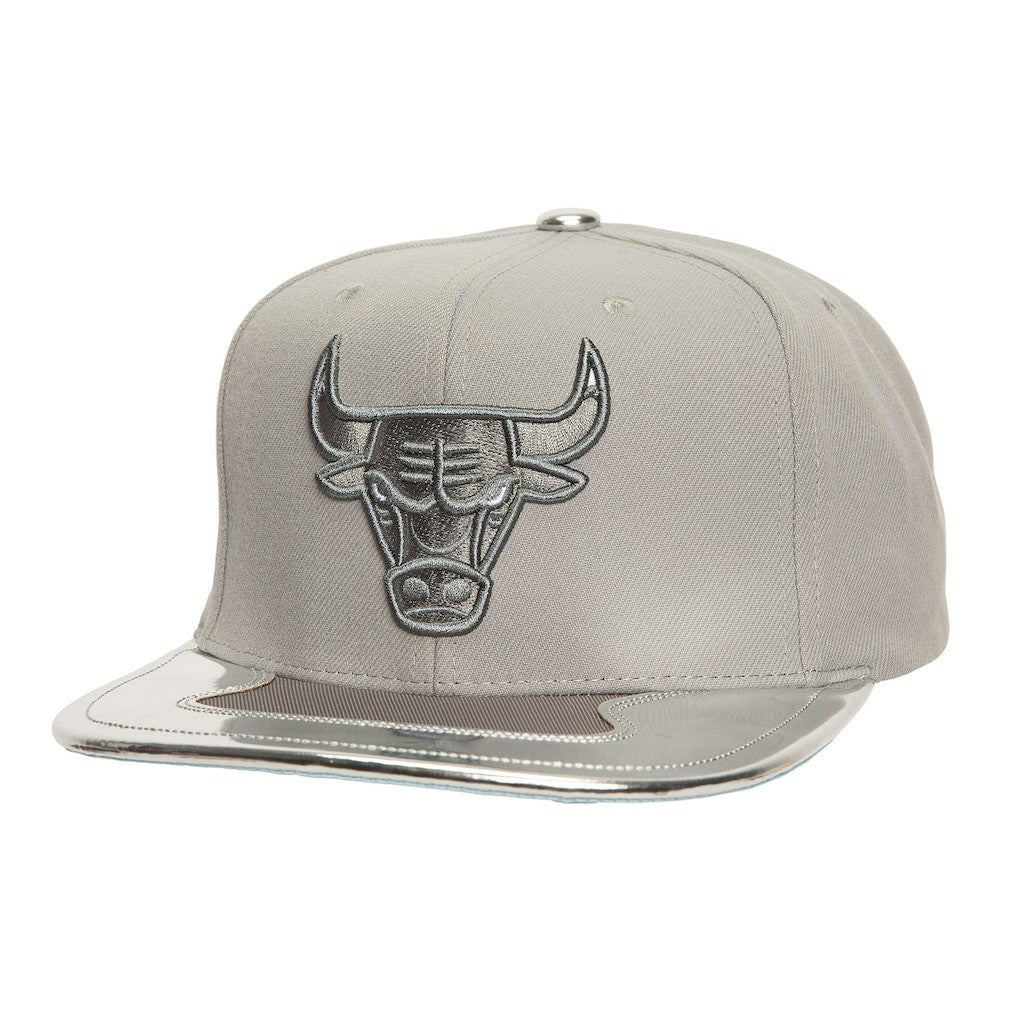 Chicago Bulls Day 11 Snapback Hat - Gray | Mitchell & Ness for sale