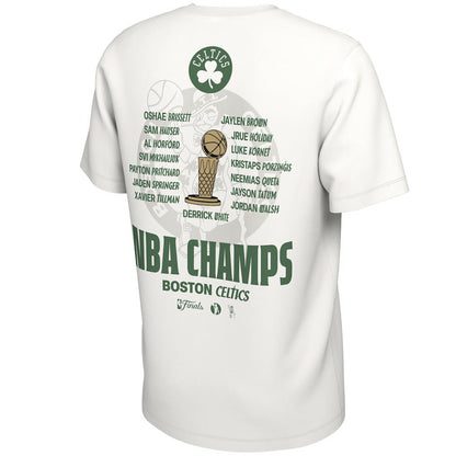 Boston Celtics 2024 NBA Finals Champions Celebration Roster T-Shirt - White | Nike online