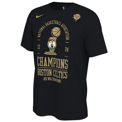 Boston Celtics 18-Time NBA Finals Champions Big & Tall Locker Room T-Shirt - Black | Nike for sale