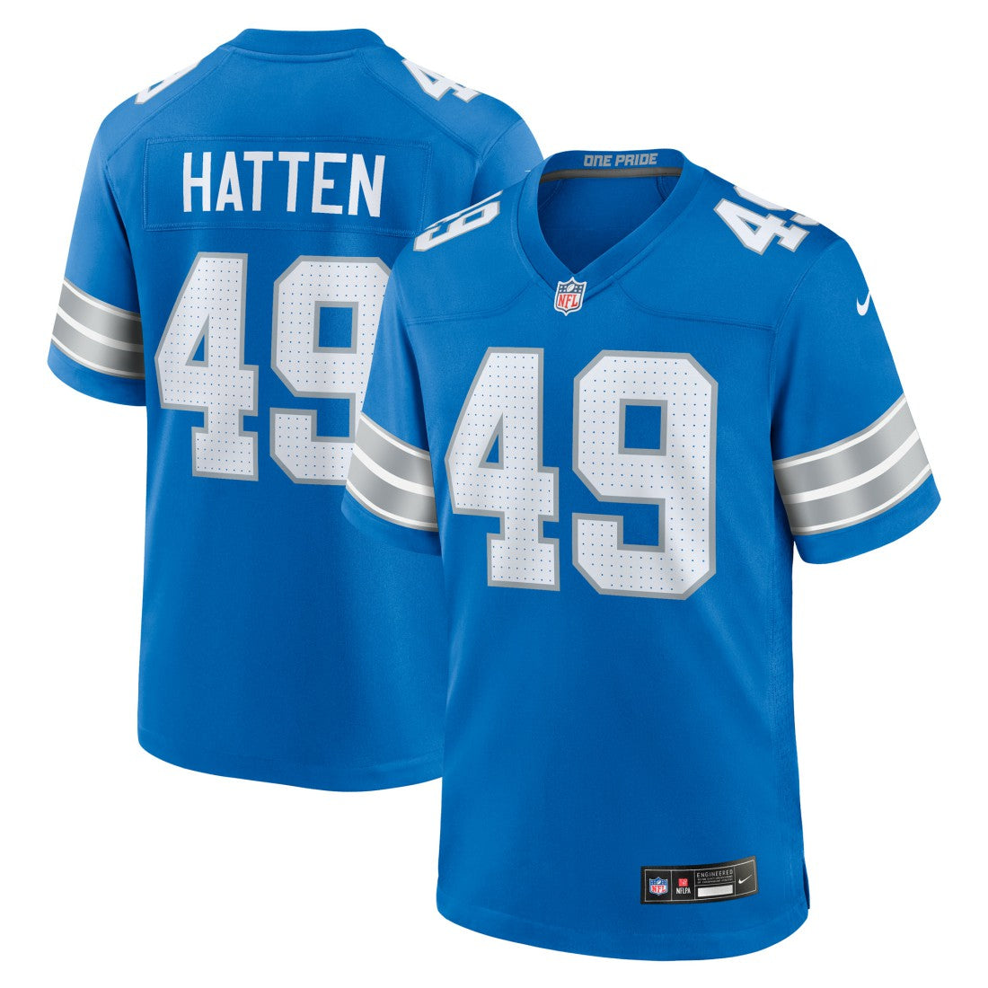 Hogan Hatten Detroit Lions Game Jersey - Blue | Nike sale
