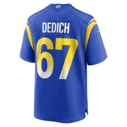 Justin Dedich Los Angeles Rams Game Jersey - Royal | Nike sale