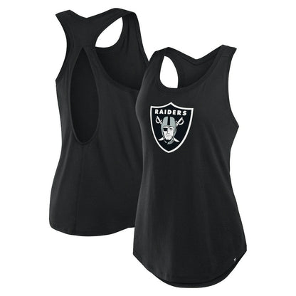 Las Vegas Raiders Women's Iron Fan Tank Top - Black cheap