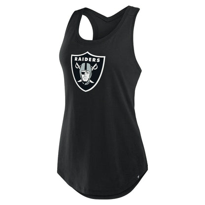 Las Vegas Raiders Women's Iron Fan Tank Top - Black cheap
