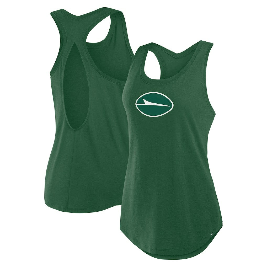 New York Jets Women's Iron Fan Tank Top - Green sale
