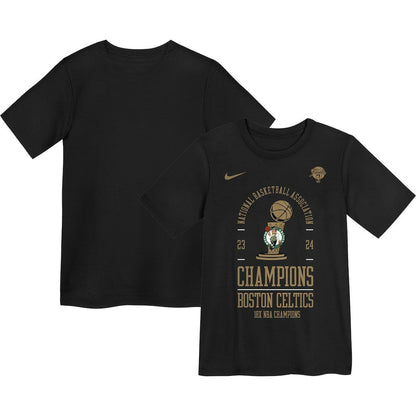 Boston Celtics Preschool 18-Time NBA Finals Champions Locker Room T-Shirt - Black | Nike online
