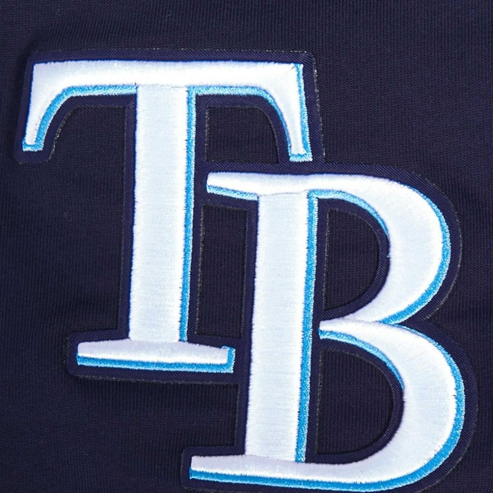 Tampa Bay Rays Pro Standard Turn It Up Dropped Shoulder T-Shirt - Navy