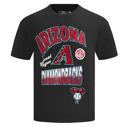 Arizona Diamondbacks Pro Standard Turn It Up Dropped Shoulder T-Shirt - Black