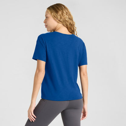 Texas Rangers Women's Fan Fave Stadium Slub Boxy T-Shirt - Royal