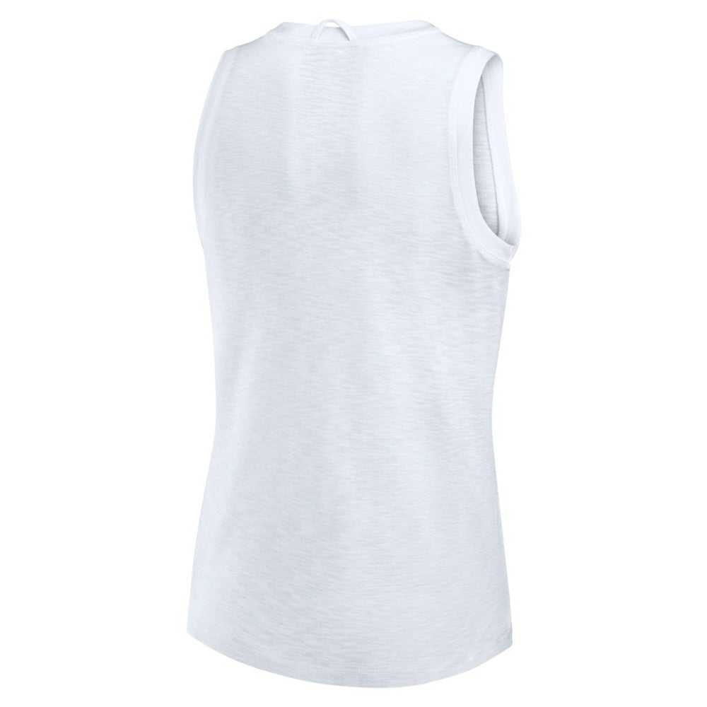 Atlanta Braves Women's Activate Slub Tank Top - White