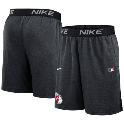 Cleveland Guardians Authentic Collection Performance Knit Shorts - Navy | Nike