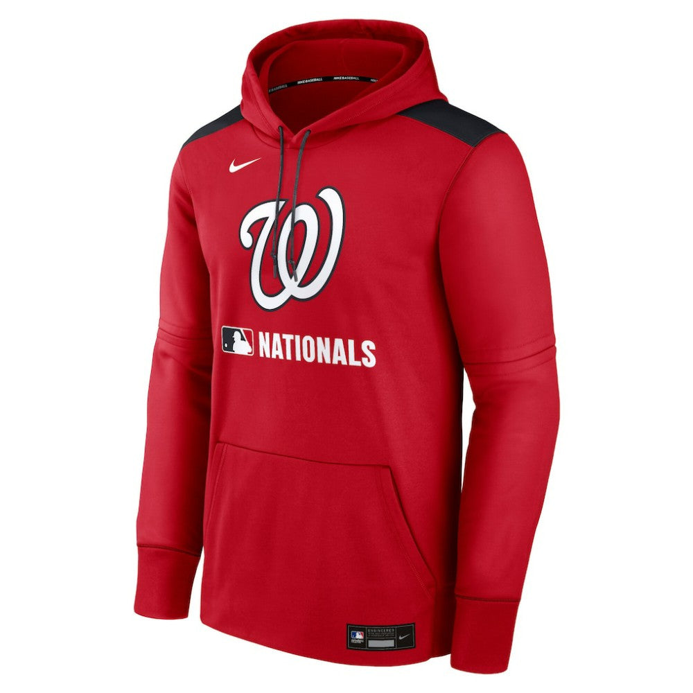 Washington Nationals Authentic Collection Performance Pullover Hoodie - Red | Nike