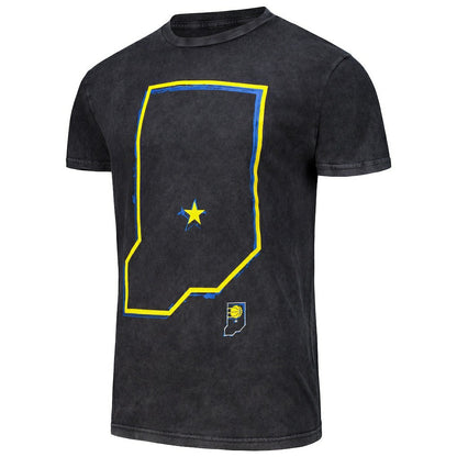 Indiana Pacers Stadium Essentials Unisex Vintage T-Shirt - Black for sale