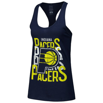 Indiana Pacers Stadium Essentials Women's Dedication Tank Top - Navy on sale