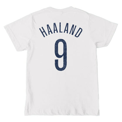Erling Haaland Manchester City 1863FC Youth Player T-Shirt - White outlet