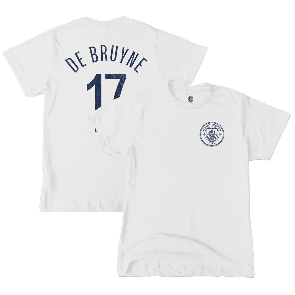 Kevin De Bruyne Manchester City 1863FC Youth Player T-Shirt - White sale