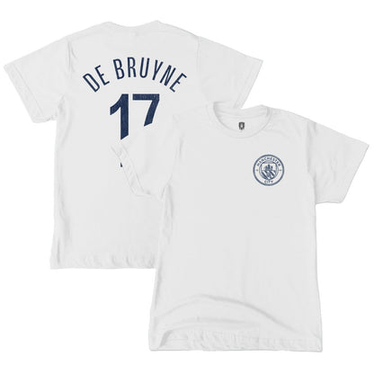 Kevin De Bruyne Manchester City 1863FC Youth Player T-Shirt - White sale