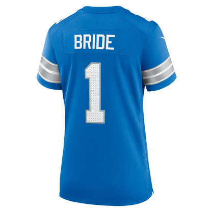 Number 1 Bride Detroit Lions Women's Game Jersey - Blue | Nike online