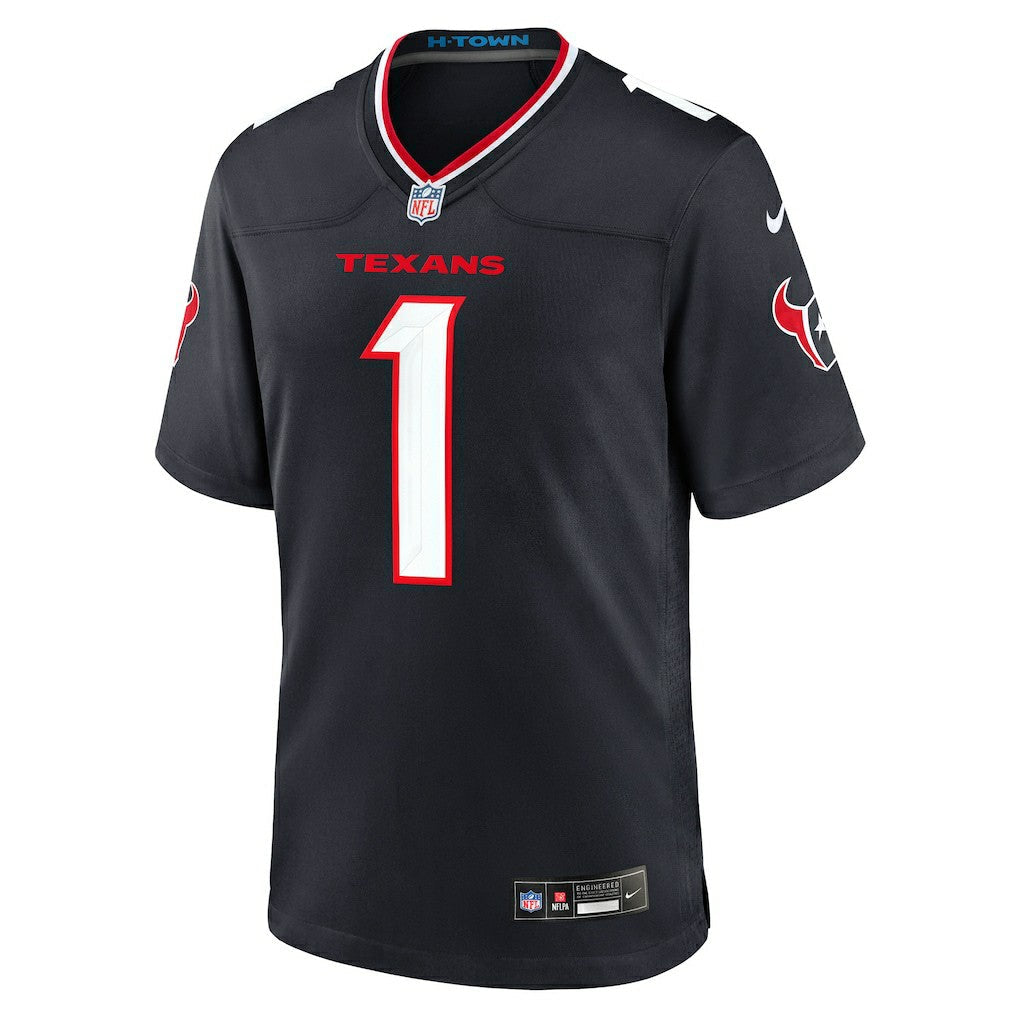 Number 1 Groom Houston Texans Game Jersey - Navy | Nike discount
