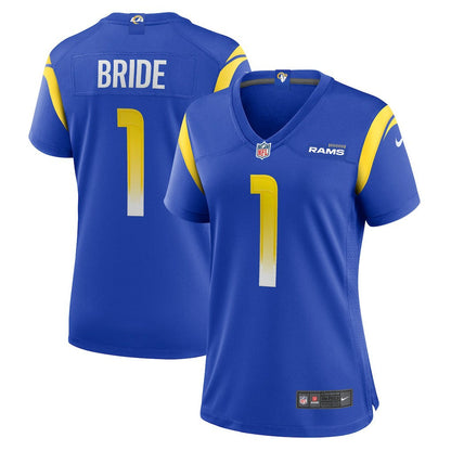 Number 1 Bride Los Angeles Rams Women's Game Jersey - Royal | Nike on sale