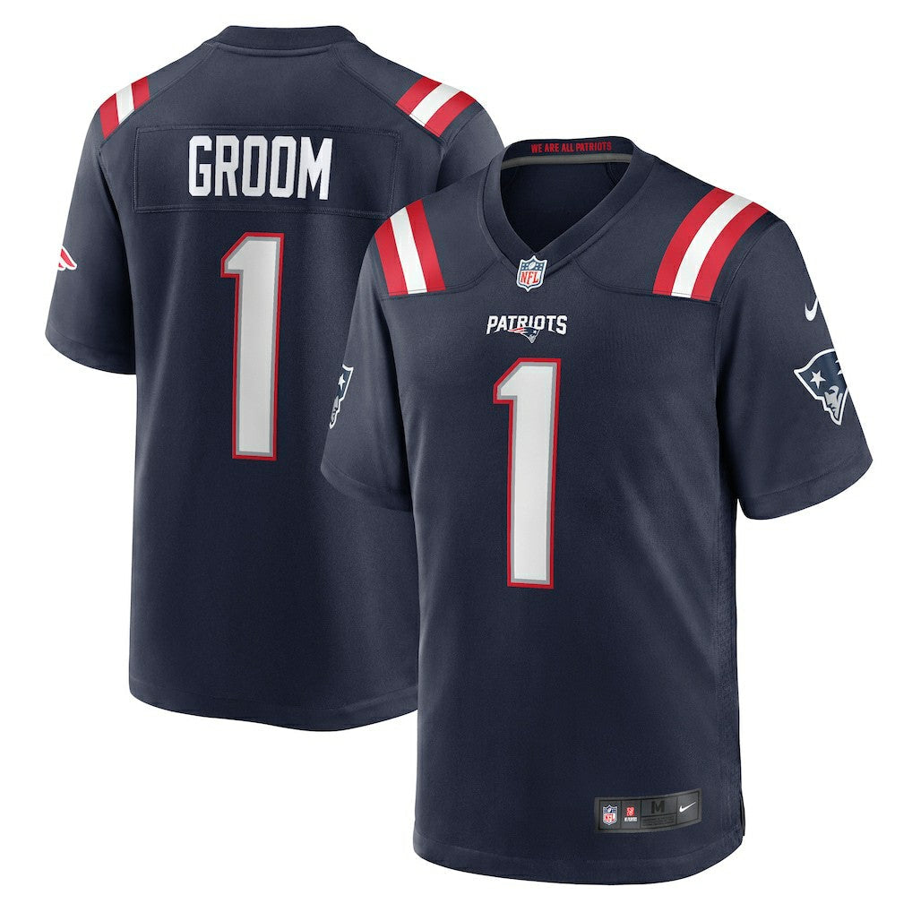 Number 1 Groom New England Patriots Game Jersey - Navy | Nike cheap