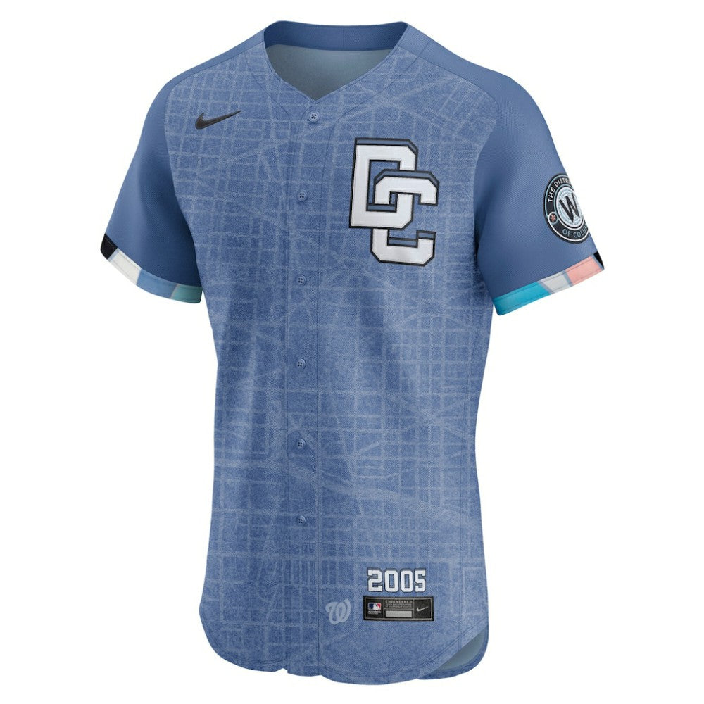 Washington Nationals 2025 City Connect Elite Jersey - Blue | Nike
