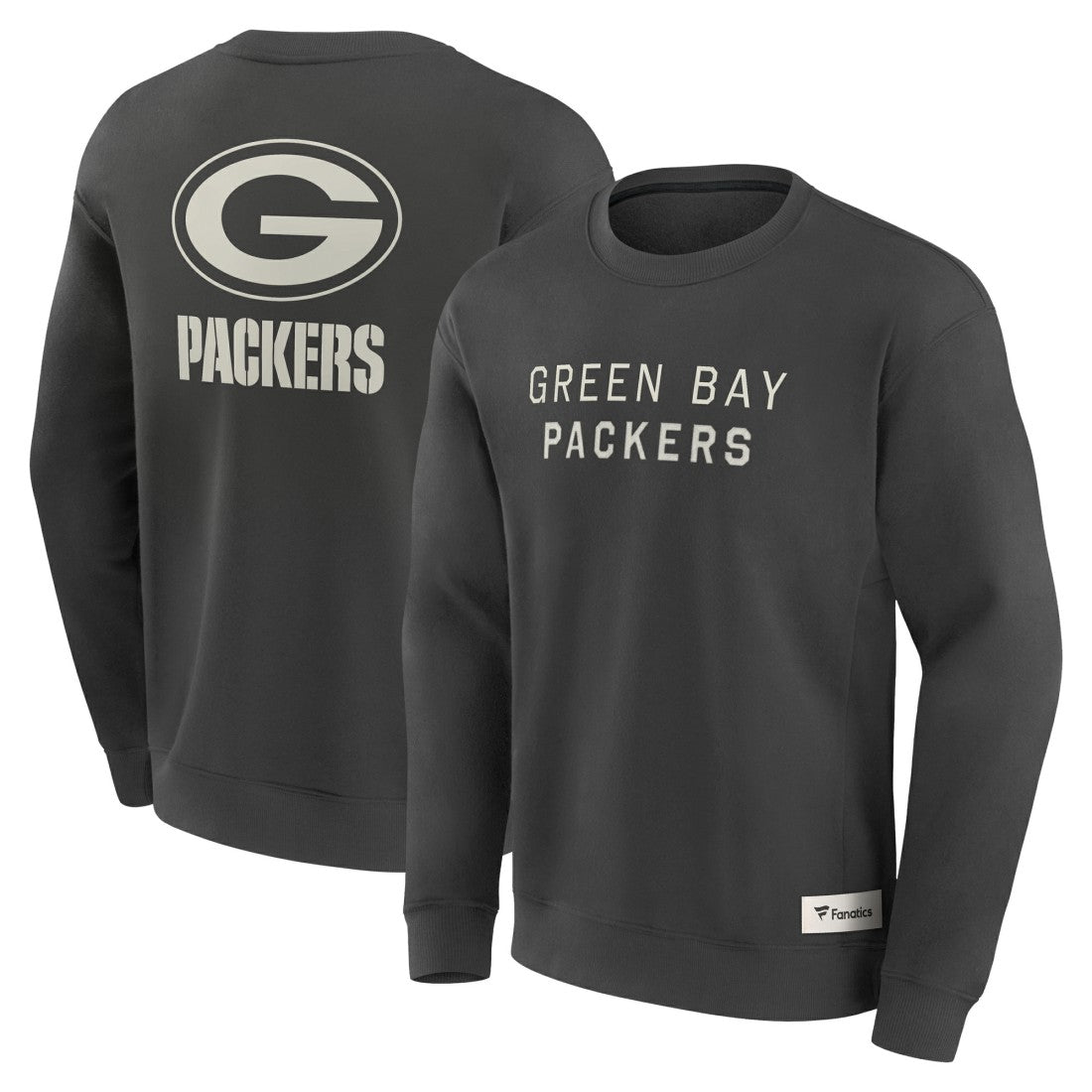 Green Bay Packers Elements Future Ground Lettering Pullover Sweatshirt - Charcoal discount