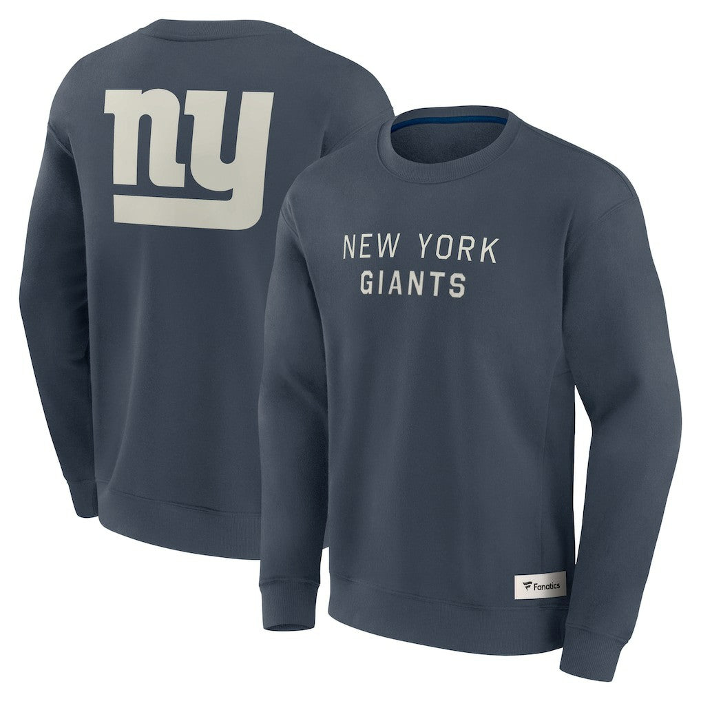 New York Giants Elements Future Ground Lettering Pullover Sweatshirt - Navy sale