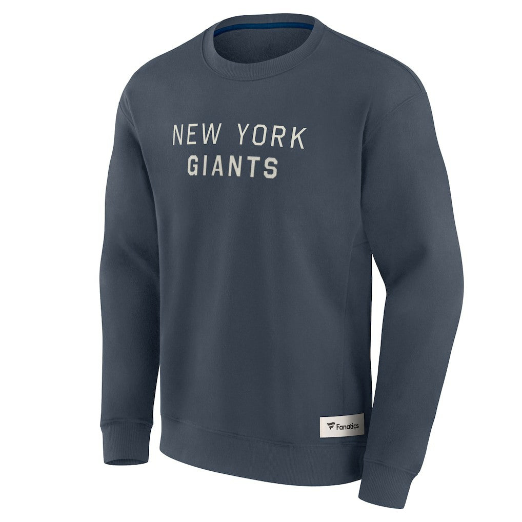 New York Giants Elements Future Ground Lettering Pullover Sweatshirt - Navy sale