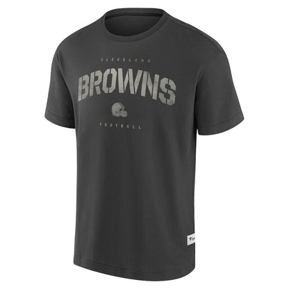 Cleveland Browns Elements Weathered Tonal Future Ground T-Shirt - Charcoal sale