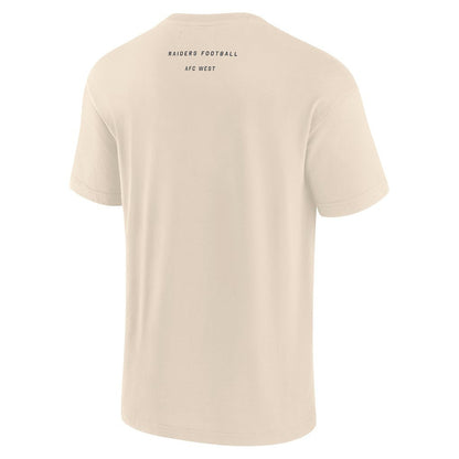 Las Vegas Raiders Elements Weathered Tonal Future Ground T-Shirt - Cream for sale