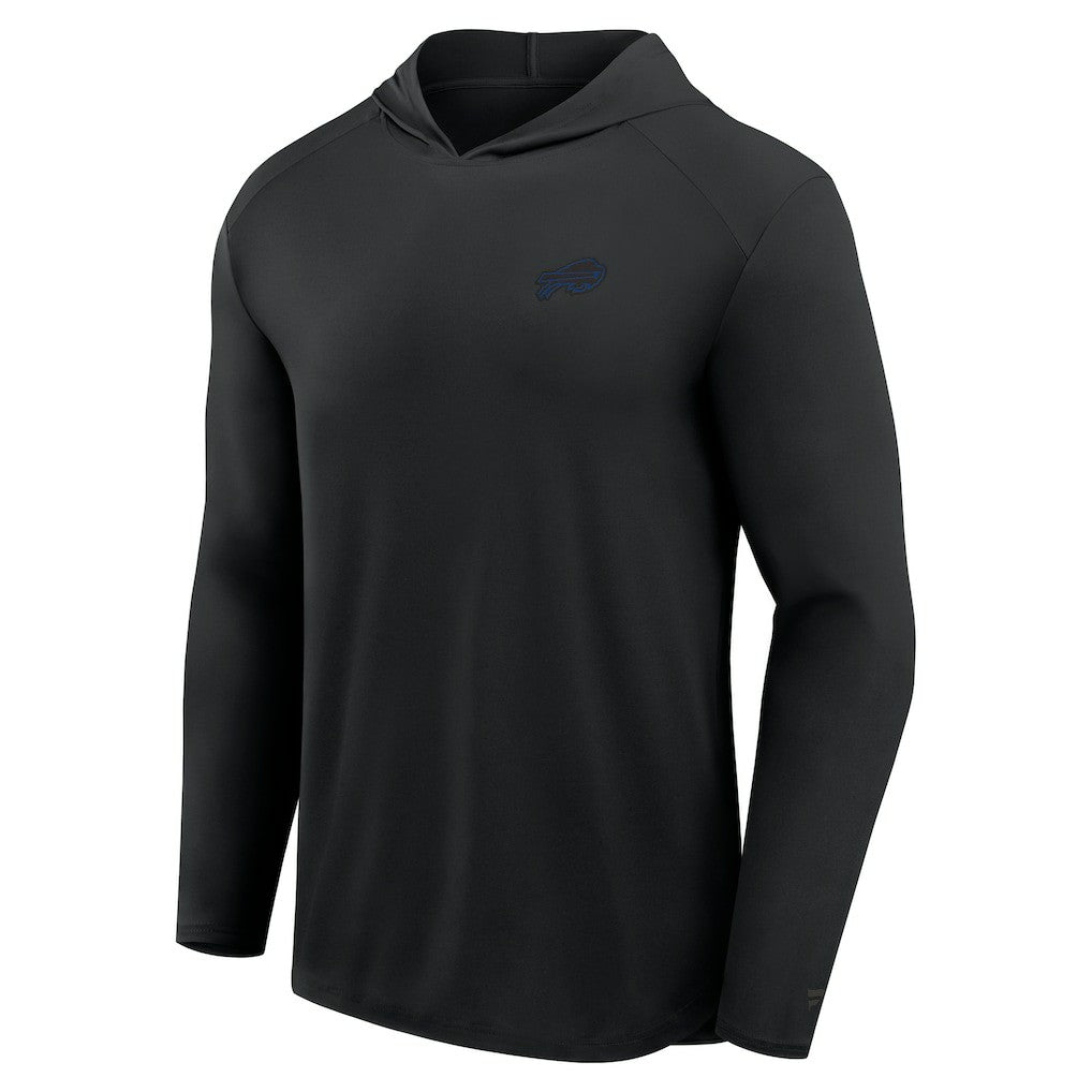 Buffalo Bills Front Office Power Mono Long Sleeve Hoodie T-Shirt - Black for sale