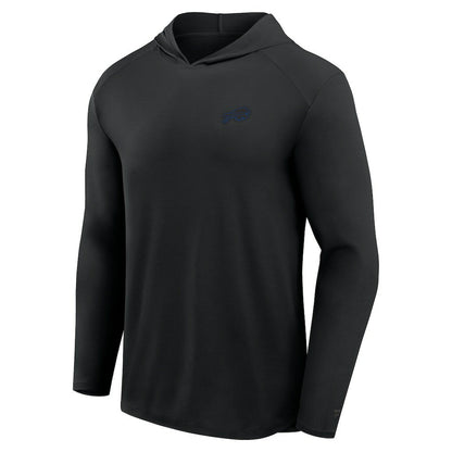 Buffalo Bills Front Office Power Mono Long Sleeve Hoodie T-Shirt - Black for sale