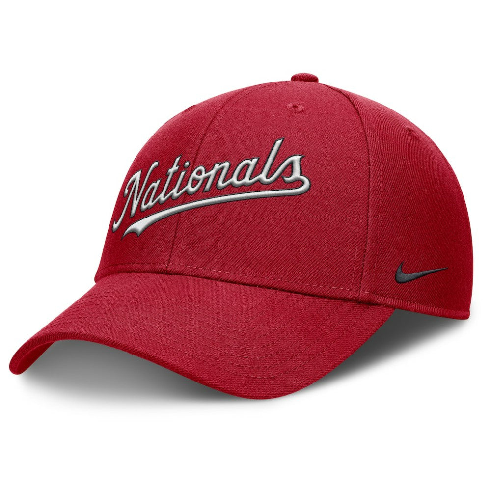 Washington Nationals Rise Gaberdine Adjustable Hat - Red | Nike