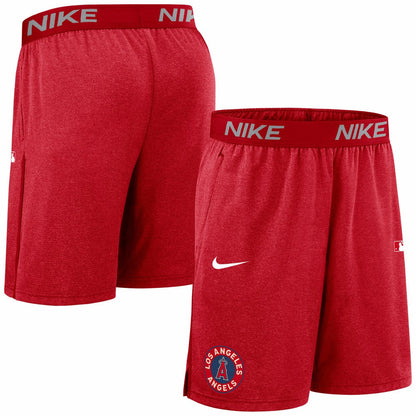 Los Angeles Angels Authentic Collection City Connect Performance Knit Shorts - Red | Nike