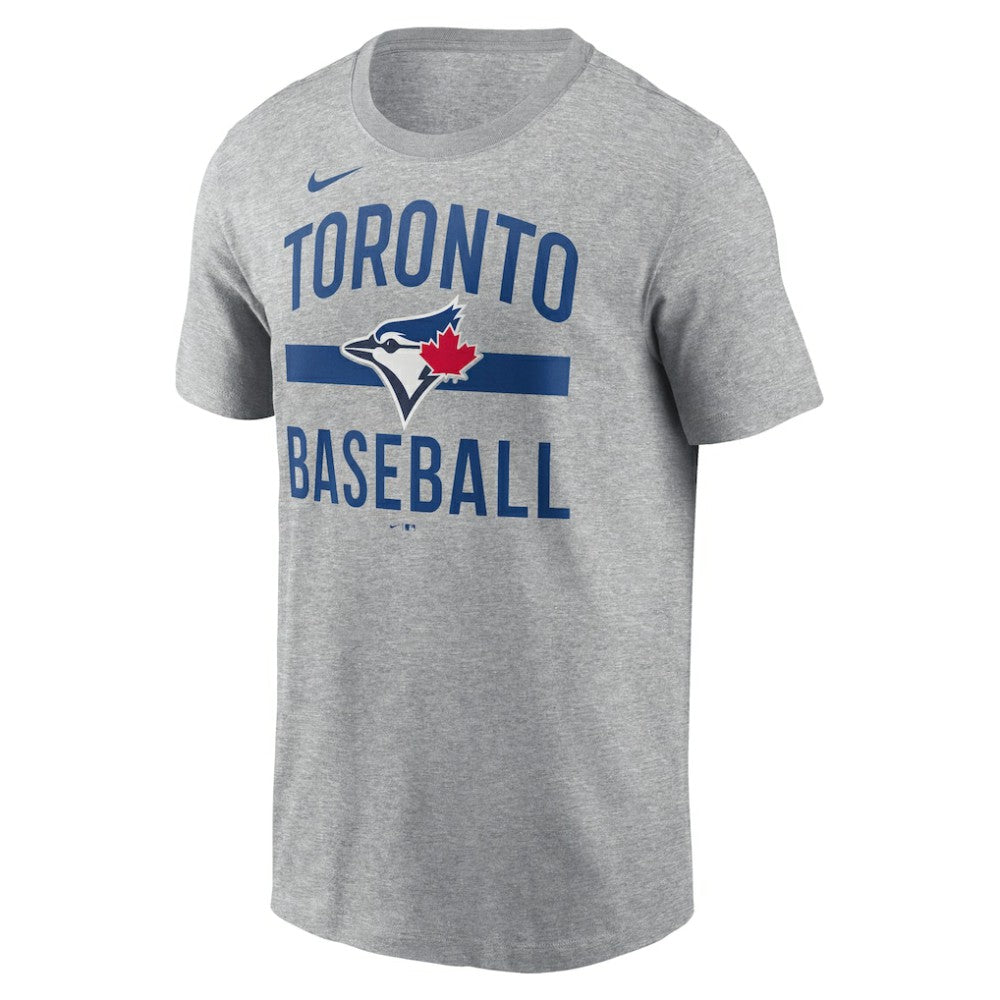 Toronto Blue Jays  Arched T-Shirt - Heather Charcoal | Nike