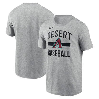 Arizona Diamondbacks  Arched T-Shirt - Heather Gray | Nike