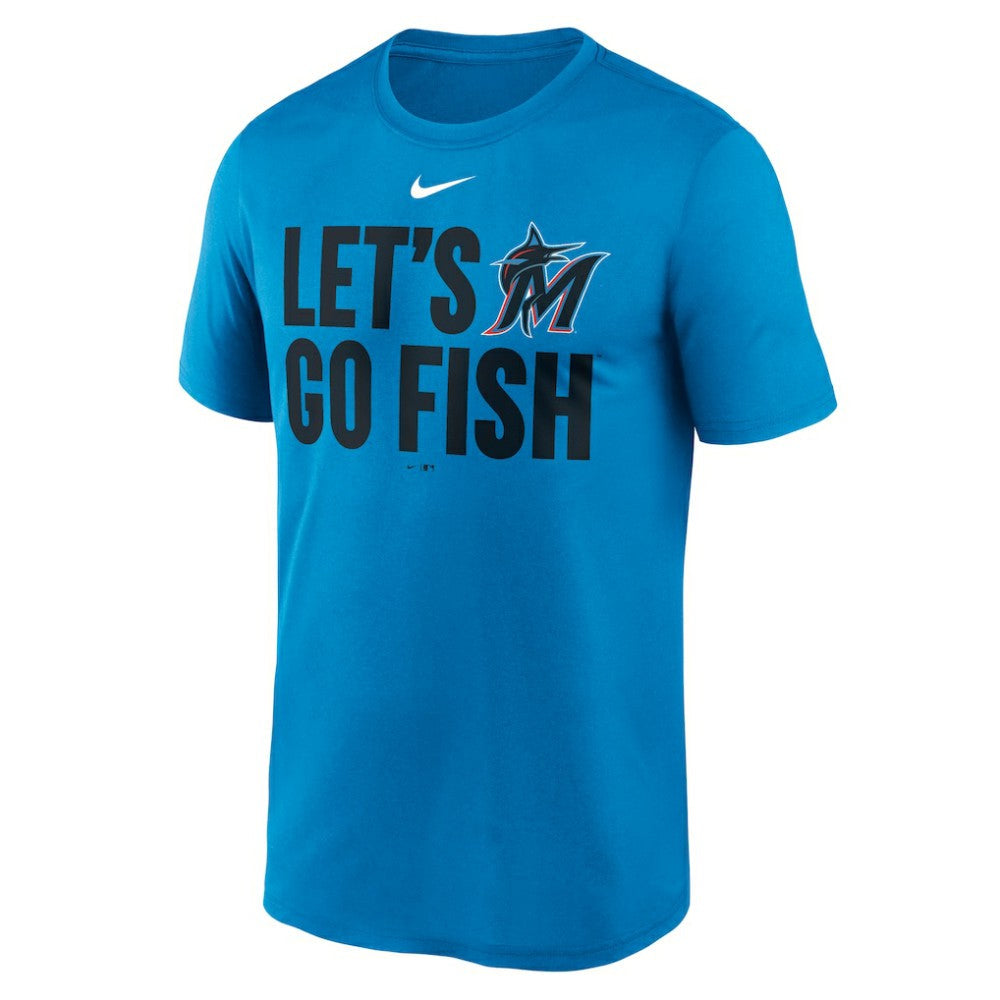 Miami Marlins Local Legend Performance T-Shirt - Blue | Nike