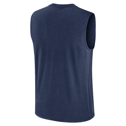 Detroit Tigers Knockout Dri-FIT Muscle Tank Top - Navy | Nike