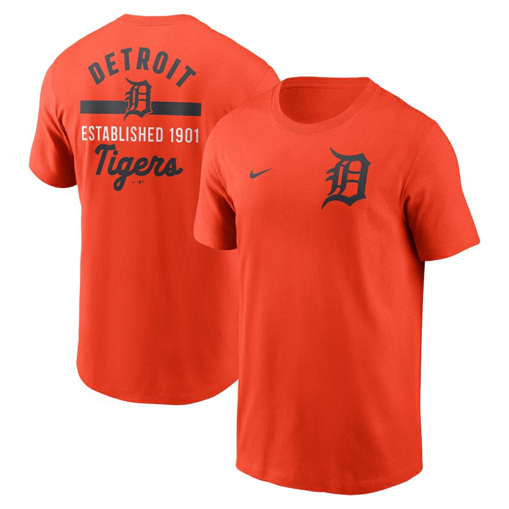 Detroit Tigers 2-Hit T-Shirt - Orange | Nike