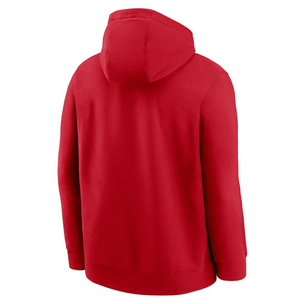 Washington Nationals Logo Club Fleece Hoodie - Red | Nike