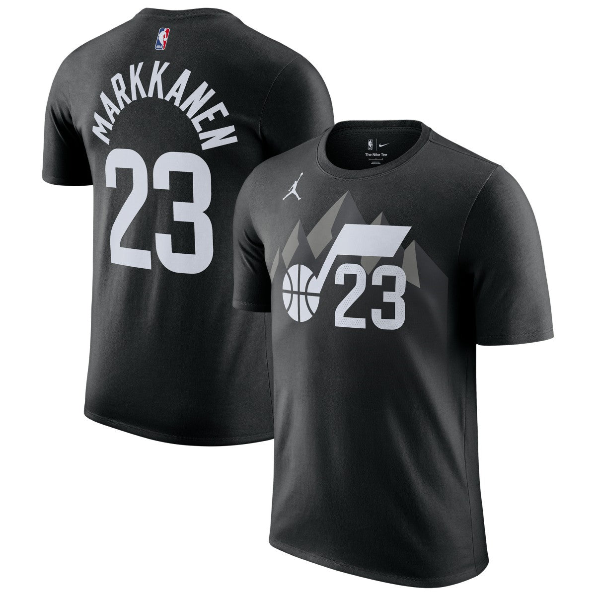 Lauri Markkanen Utah Jazz Jordan Brand Statement Edition Name & Number T-Shirt - Black shop