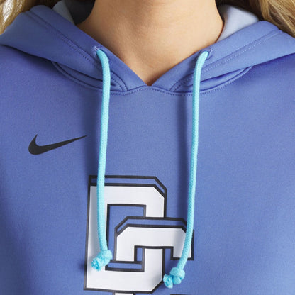 Washington Nationals Women's 2025 City Connect Authentic Collection Therma-FIT Hoodie - Blue | Nike