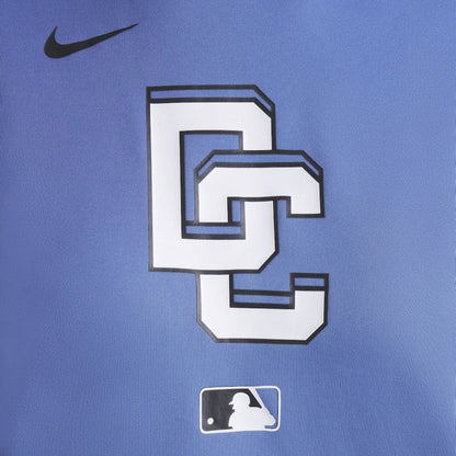 Washington Nationals Women's 2025 City Connect Authentic Collection Therma-FIT Hoodie - Blue | Nike