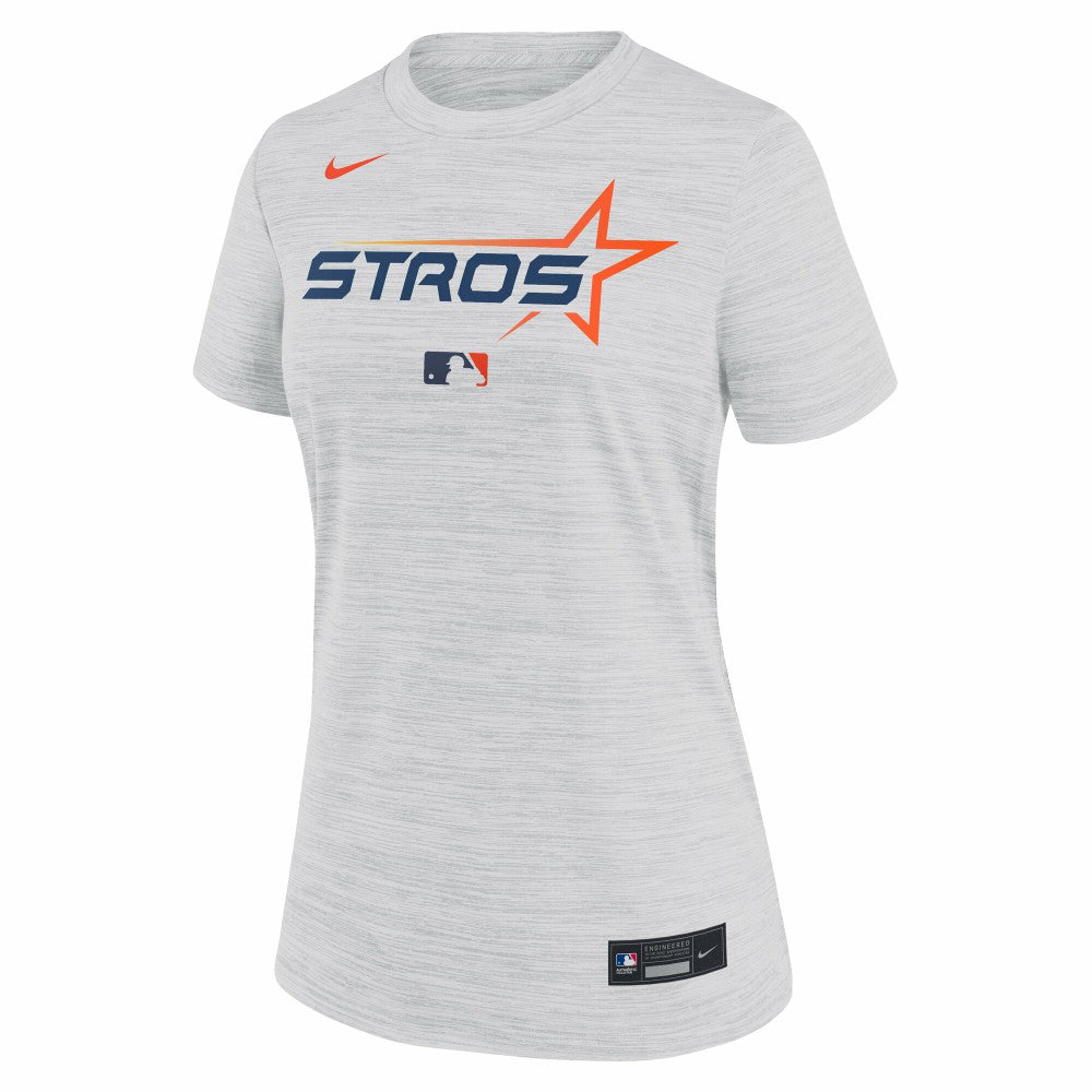 Houston Astros Women's 2025 City Connect Authentic Collection Velocity Dri-FIT T-Shirt - White | Nike