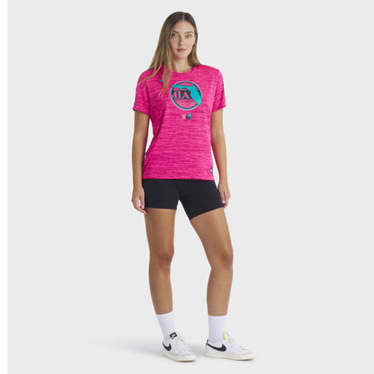 Miami Marlins Women's 2025 City Connect Authentic Collection Velocity Dri-FIT T-Shirt - Pink | Nike