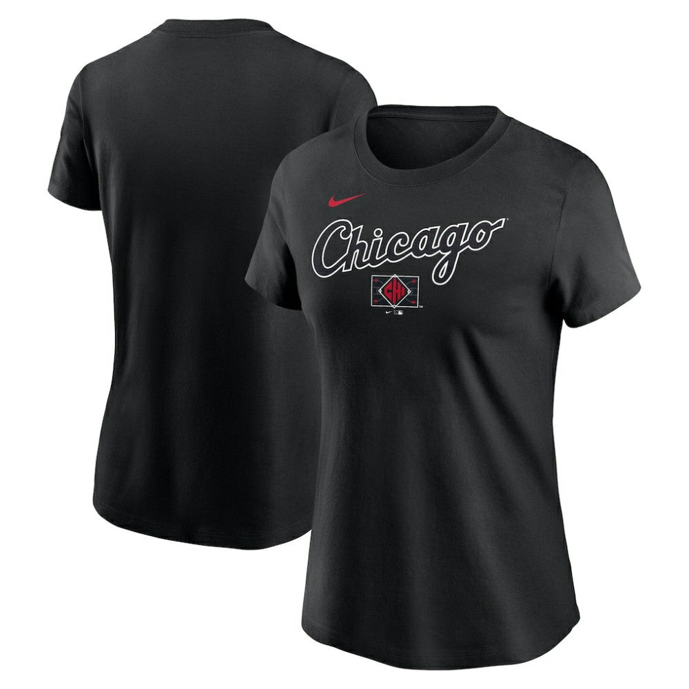 Chicago White Sox Women's 2025 City Connect Wordmark T-Shirt - Black | Nike