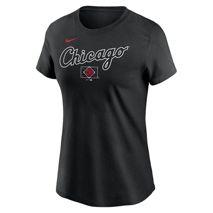 Chicago White Sox Women's 2025 City Connect Wordmark T-Shirt - Black | Nike