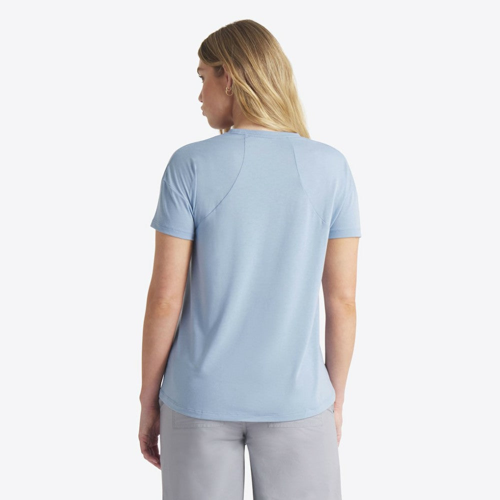 Washington Nationals Women's 2025 City Connect Flowy Fashion Tri-Blend Dri-FIT T-Shirt - Blue | Nike