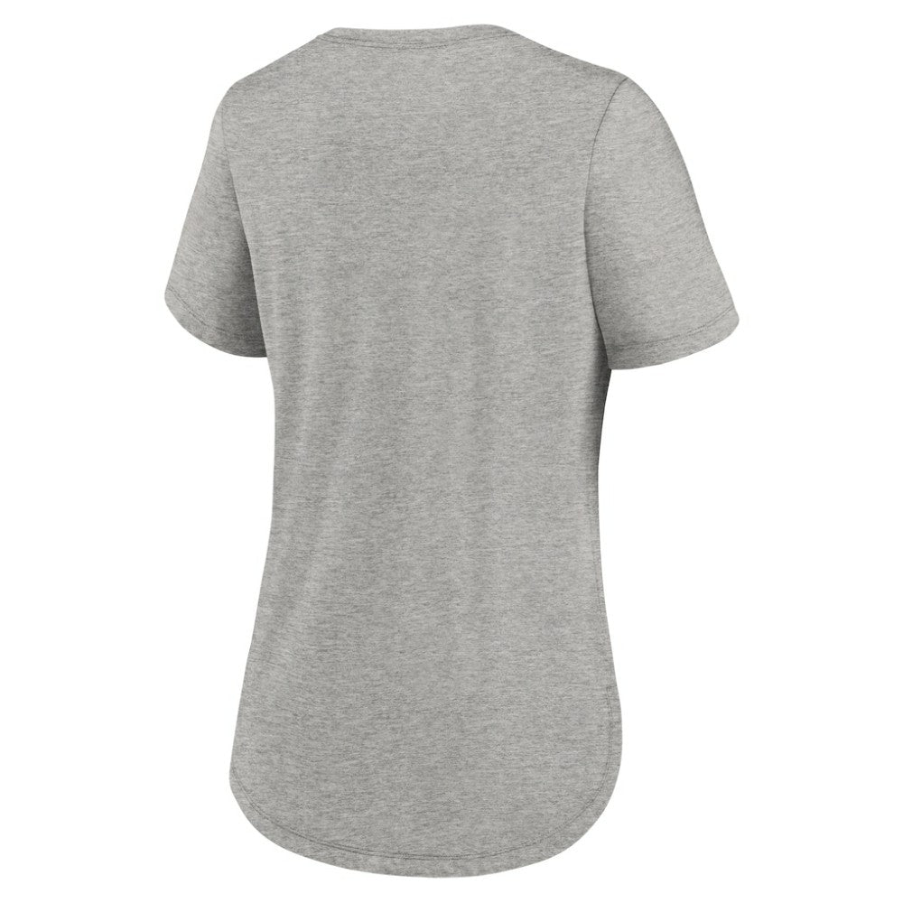 St. Louis Cardinals Women's Script Tri-Blend T-Shirt - Heather Gray | Nike